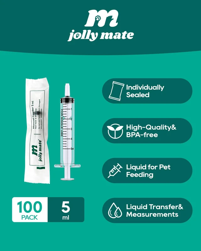 Alt view image 5 of 7 - 100 Pack 5ml Oral Syringes for Liquid without Needle Individually Wrapped with cap, clear scale, non-slip bottom for pet feeding, liquid dispensing, scientific labs, plant cultivation and crafts