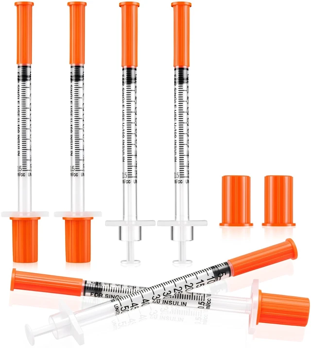 Main image of 100Pack 0.5 ml/cc 30G x 1/2 (13mm), Disposable Individual Package Single-Use Design Easy-to-Read Scale Leak-Resistant Plunger Reliable Dispensing Multi-Purpose Applications