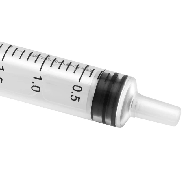 Alt view image 4 of 6 - 3ml Syringe - 100 Pack Luer Slip Tip, No Needle, Individually Blister Packed - Medicine Administration for Infants, Toddlers and Small Pets