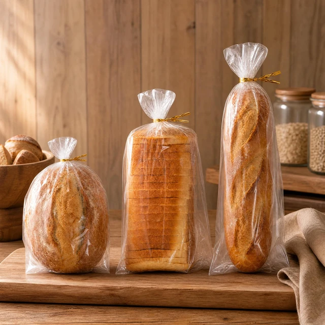 Alt view image 7 of 7 - 500Pcs Plastic Bread Bags for Homemade Bread and 550 Ties, 18 x 8 x 4 Inch Reusable Clear Loaf Bags, Adjustable, Perfect for Home Bakers and Bakeries