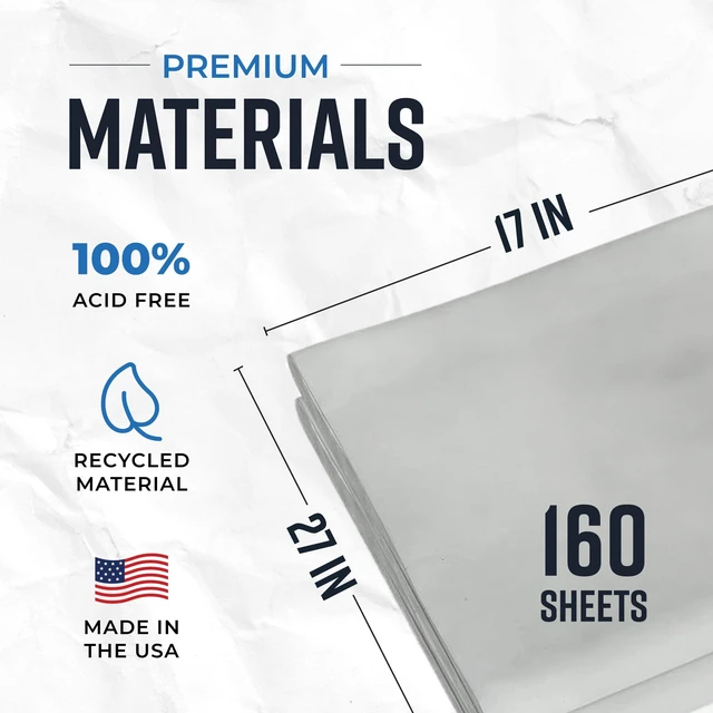Alt view image 2 of 7 - Newsprint Packing Paper Sheets for Moving - 5lb - 160 Sheets of Newspaper Paper - Must Have in Your Moving Supplies - 27" x 17" - Made in USA