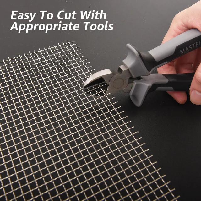 Alt view image 3 of 7 - 2 Pack Wire Mesh 12x24 Inch, 5 Mesh Crimped Rustproof, Easy To Trim Hardware Cloth, Chicken Wire Mesh, Multi Purpose for Ventilation Cage Filtration Diy Works