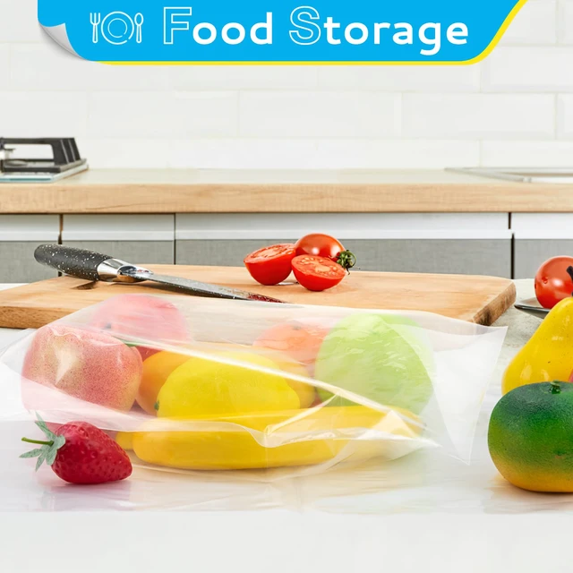 Alt view image 5 of 7 - 120 Count 13" x 15" Clear Plastic Shirt Bags, Resealable Poly Bags Large Zip Bags for T-Shirts, Pants, Clothing, Apparel, Business Shipping, Moving, Home Storage, and Gifts