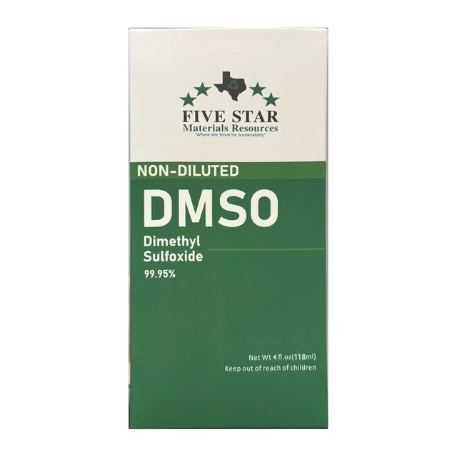 Alt view image 5 of 6 - DMSO Liquid 99.95% Pure Dimethyl Sulfoxide (4 Fl Oz) 99.95% Ultra High Purity DMSO Liquid,Undiluted,Nearly Odorless Formula,Large Size Clear Glass Bottle with Precision Dropper