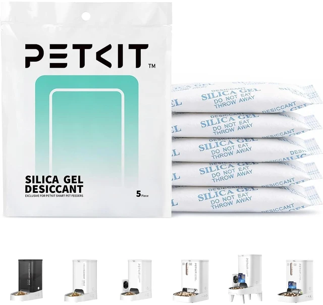 Main image of Replaced Desiccant Bags for All Automatic Cat Dog Feeders -5 Packs, Pet Feeder Replaced Desiccant, Fresh Keeping