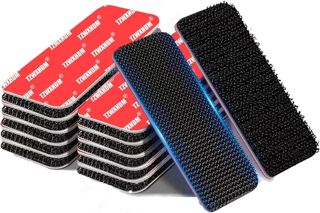 Main image of 8 Sets Heavy Duty Hook and Loop Strips with Super Adhesive 1.2×3.2in,Strong Hold Indoor/Outdoor Mount on Wall, Glass, Tile, Metal, Wood, Waterproof, Heat-Resistant, for Rugs/Cables/Car