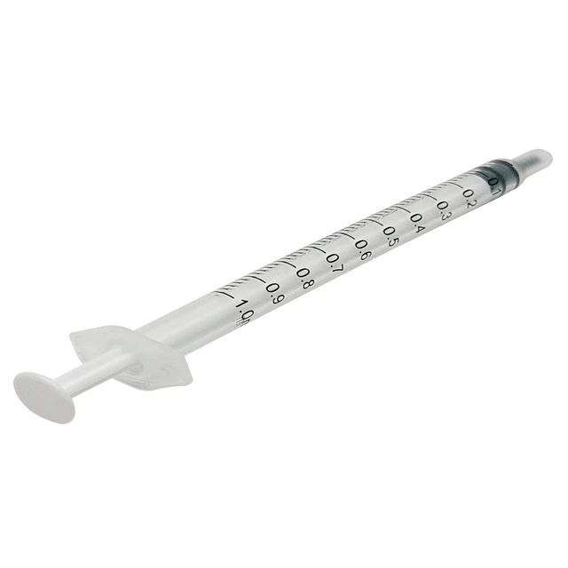Alt view image 3 of 7 - White 200 Pcs 1ml 1cc Plastic Syringe No Needle Syringe for Pets Oral For use in Oil or Glue Applicator, Measuring or Transfering Tiny Amount of Liquids