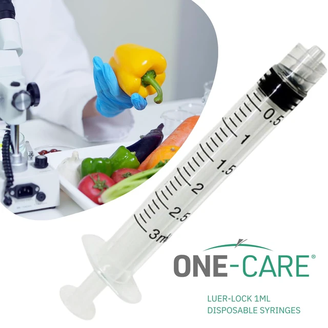 Alt view image 7 of 7 - Luer-Lock Syringe, 3 mL, 100 Count, Blister-Packed Secure Luer-Lock Tip, Precise Dosing Graduation, High-Transparency Barrel, Smooth Plunger Action