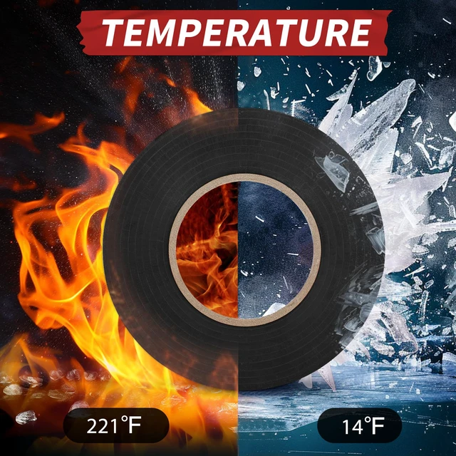 Alt view image 6 of 7 - Electrical Tape, 10 Rolls Commercial Grade PVC Electric Tape, UL/CSA Listed ¾ in x 99 ft Insulating Vinyl Tape for Electrical, Repairs, Automotive and Equipment, EC-800, Black