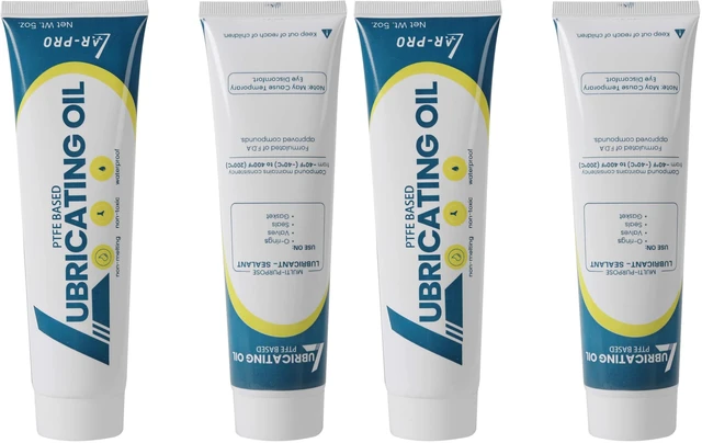 Main image of (4-Pack) 5oz General-Purpose Swimming Pool O-Ring Lubricant, Long-Lasting Lube for Pool O-Rings and Gaskets - Industry Standard Teflon-Based Lubricant and Sealant