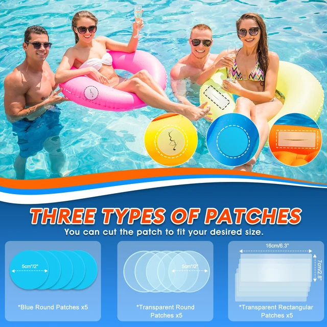 Alt view image 4 of 7 - Vinyl Cement, High-Strength Waterproof Pool Liner Repair Kit, 7.6 oz Clear Adhesive for Pool Liners, Inflatables, Air Mattresses, Tents, Tarps, Kayaks and Other PVC and Vinyl Repairs