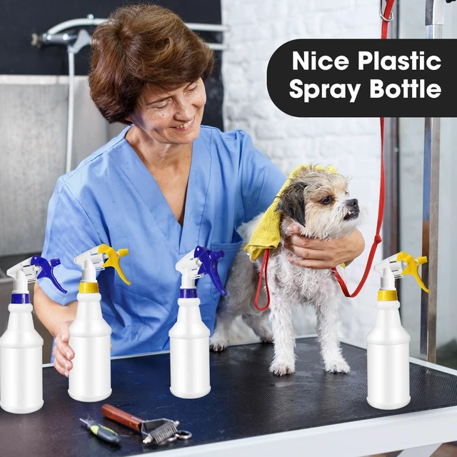 Alt view image 5 of 7 - 12 Pcs 16 Oz Plastic Spray Bottles Reusable adjustable sprayers for water, cleaners, plants and household tasks; bulk pack for home or commercial use