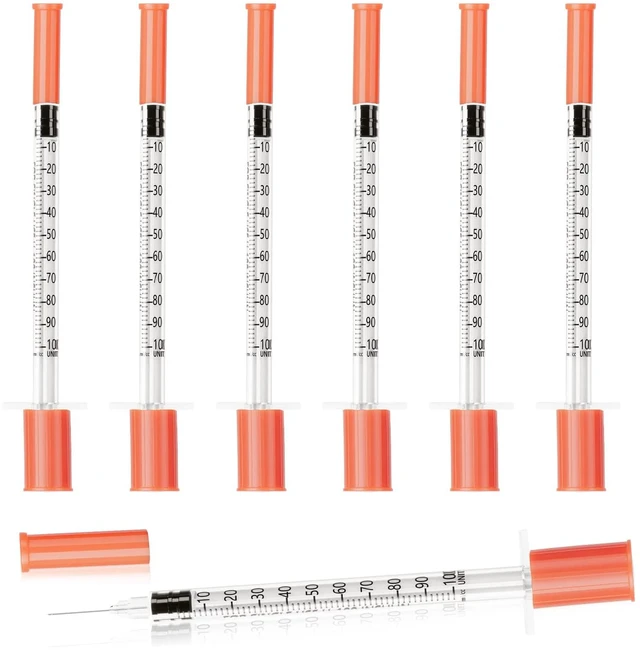 Main image of Syringes U-100 1ml 29G 0.5in/13mm, Pack of 100 Comfortable & Accurate Dosing