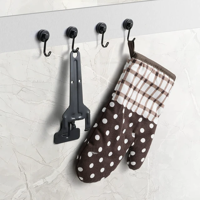 Alt view image 7 of 7 - Magnetic Hooks, Neodymium Magnets Hook Heavy Duty 30LBS with Rust Proof for Fridge, Refrigerator, Oven, Grill, BBQ, Key, Tools Holder, Utensil, Kitchen, Outdoor, Magnet for Hanging Wreaths