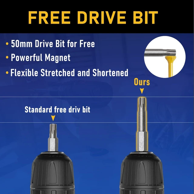 Alt view image 4 of 7 - #10 x 3-1/2 in Deck Screws, 350 PCS, Tan Exterior Wood Screws Epoxy coated, rust-resistant Torx drive include T25 star bit for decks, fences and outdoor wood projects