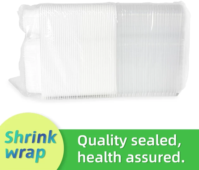 Alt view image 2 of 6 - 40 Pack 34oz 4-Compartment Bento Box - Shrink Wrapped No Pre-Wash BPA Free Leak-Resistant Takeout Containers | Microwave Safe | Shatterproof Flexible PP To Go Box, Bulk Leftover Storage