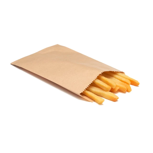 Alt view image 5 of 6 - 100-pack 6x8 Inches Natural Kraft Paper Bags for Bakery Cookies Treats Snacks Sandwiches Popcorn Small Gift bag