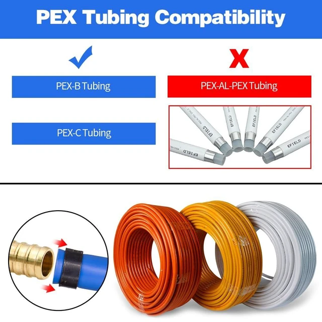 Alt view image 4 of 7 - 10pcs Drop Ear Elbow Fitting, PEX 1/2" x 1/2" NPT Female Threaded Fitting for PEX pipes in plumbing jobs