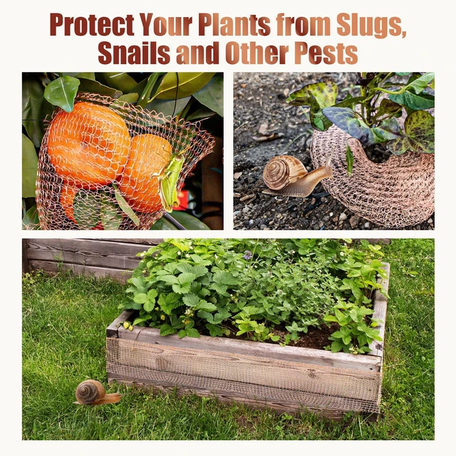 Alt view image 5 of 6 - 3rd Gen Copper Mesh Rodent Control, 100% Pure Copper Wool for Mice & Slugs 3 Rolls Copper Wire Mesh Screen for Pest Control - Slug & Snail Barrier, Rats Deterrent, Copper Steel Wool with Scissors
