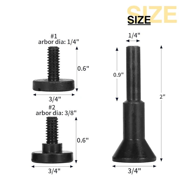 Alt view image 4 of 7 - Cut Off Wheels 3 Inch, 110 Pack with Mandrel Kit for Die Grinder 3"x 3/8" Cutting Disc with 1/4 in Mounting Mandrel Kit, for Metal & Stainless Steel Rotary Tool Drill Attachment