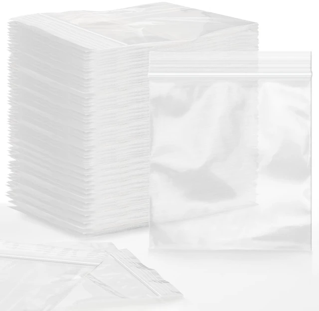 Main image of 1200Pcs 1.5" x 1.5" Plastic Zip Bags, Clear, 2 Mil Resealable, Poly Bags for Pills, Meds, Jewelry, Packaging, Office, Travel and Storage