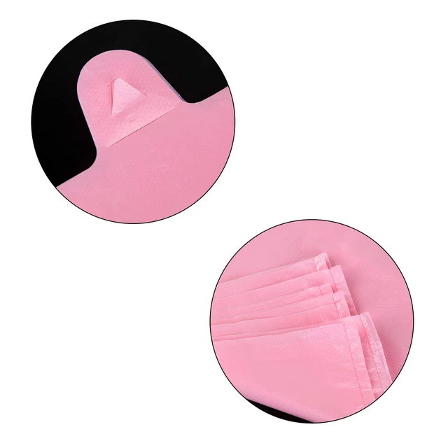 Alt view image 4 of 7 - Pink Plastic Bags with Handles, T Shirt Bags 12x20 Inch, 200 Count Plastic Grocery Bags, Plastic Shopping Bags for Small Business and Retail Stores, Bolsas De Plastico Para Negocio