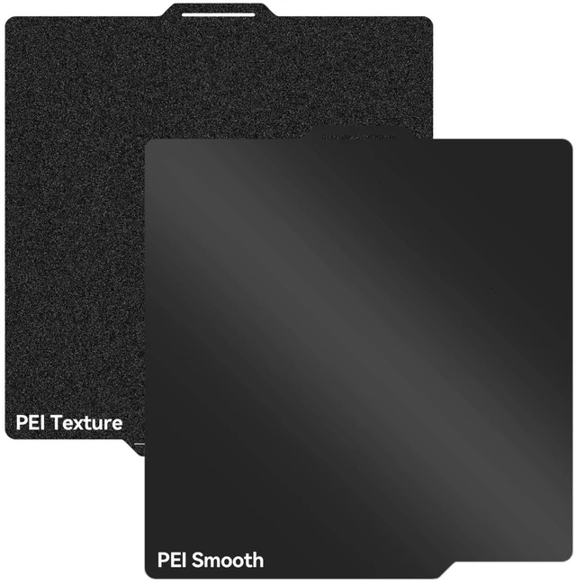 Main image of PEI Build Plate for Bambu Lab X2D/P2S/P1S/A1/P1P/X1C/X1/X1E 3D Printers 257x257mm Double Sided Smooth&Textured Heated Bed,Spring Steel Sheet,High-Adhesion Removable Flexible Printing Surface-1PCS