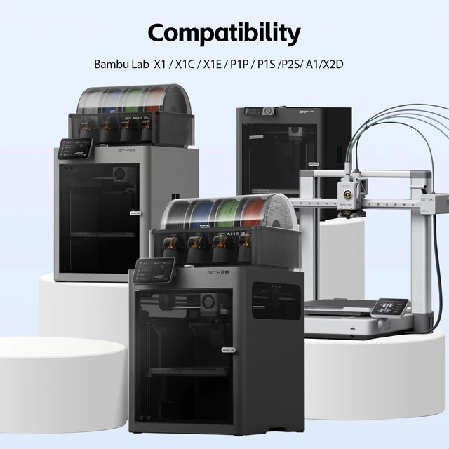 Alt view image 5 of 7 - PEI Build Plate for Bambu Lab X2D/P2S/P1S/A1/P1P/X1C/X1/X1E 3D Printers 257x257mm Double Sided Smooth&Textured Heated Bed,Spring Steel Sheet,High-Adhesion Removable Flexible Printing Surface-1PCS