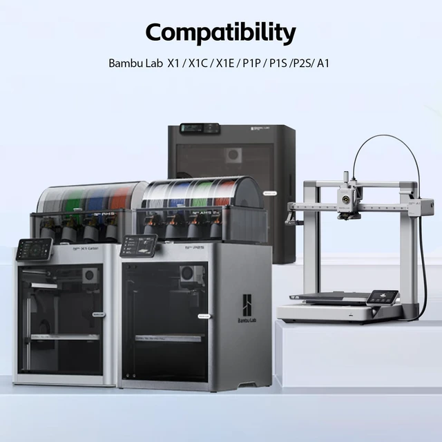 Alt view image 7 of 7 - PEI Build Plate for Bambu Lab X2D/P2S/P1S/A1/P1P/X1C/X1/X1E 3D Printers 257x257mm Double Sided Smooth&Textured Heated Bed,Spring Steel Sheet,High-Adhesion Removable Flexible Printing Surface-1PCS