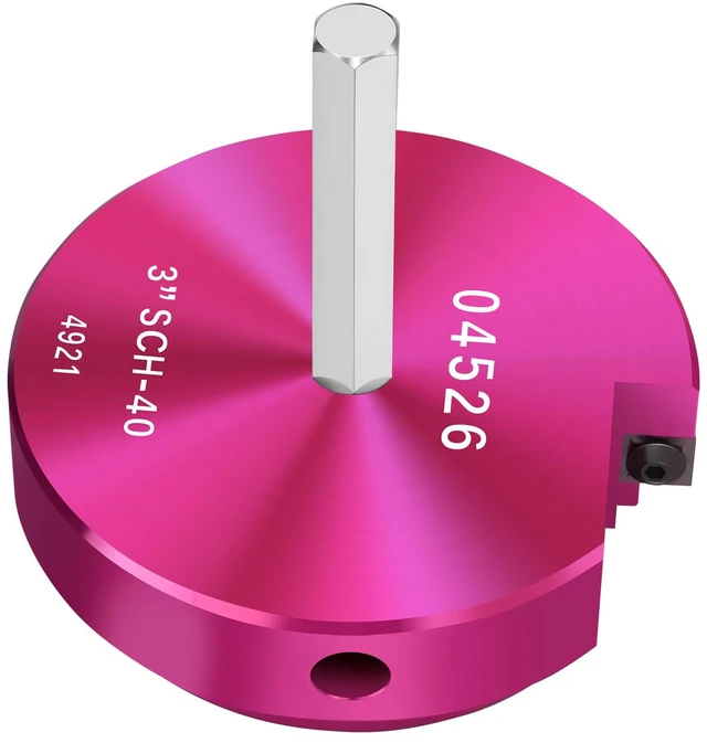 Main image of PVC Pipe Reamer 3Inch Head, PVC Fitting Saver w/ 3/8-In Hex Shaft Socket Saver Plastic Pipe Fitting Reamer Plumbing Tool for Schedule 40 CPVC ABS Socket Hub Removing,Fits 1/2" Standard Drills