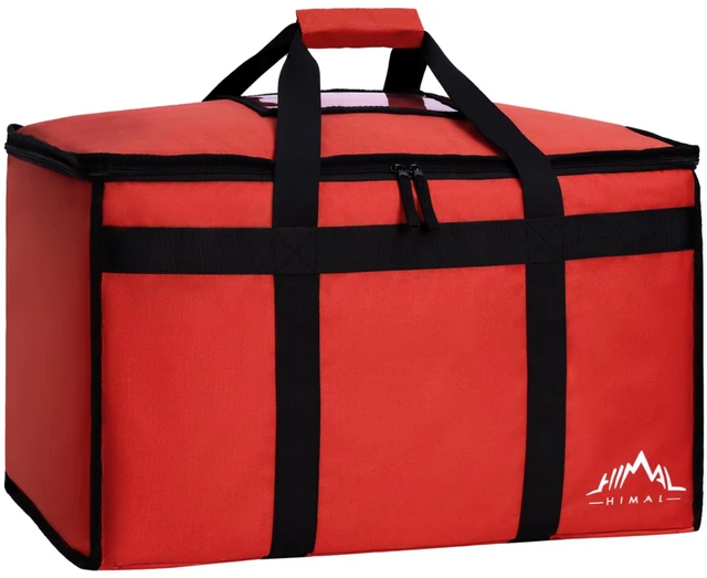 Main image of Insulated Food Delivery Bag,XXXL-23Wx15Hx14D inches (Red) Premium Insulated Grocery BagFit for Uber Eats, Doordash, Commercial Catering TransportationHOT/COLD Food Delivery