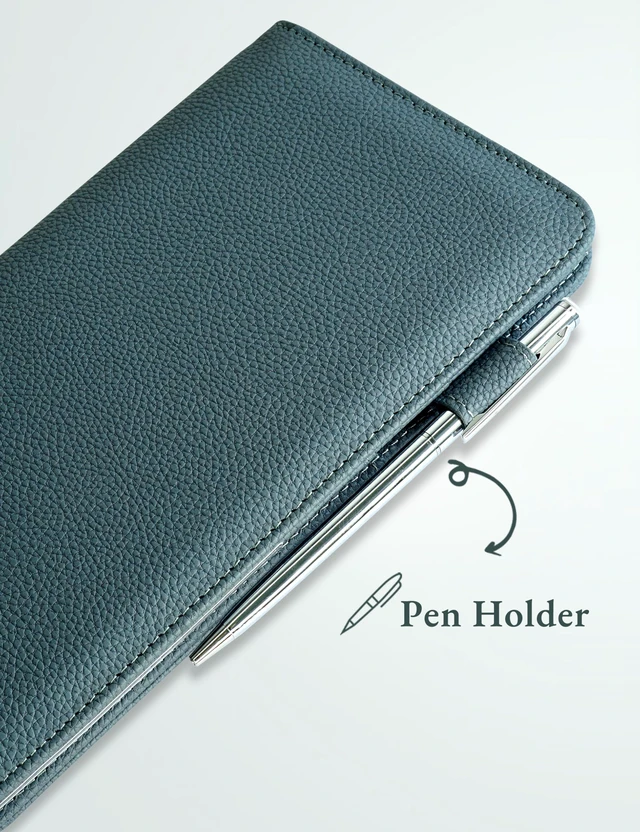 Alt view image 2 of 7 - Green Server Book with Zipper Pocket and Magnetic Closure Server Booklet Waitress Book Serving Book with Money Pocket Waitstaff Organizer Fit Server Apron Waiter Book Wallet High Volume Pocket