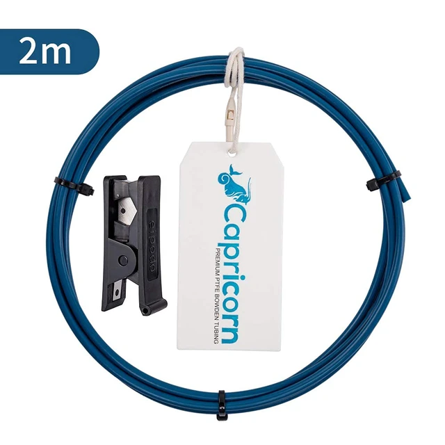Alt view image 6 of 7 - Creality Capricorn 2 Meters XS Series Low Friction PTFE Bowden Tubing for 1.75mm Filament with PTFE Tube Cutter for Creality Ender 3 Ender 3 Pro Cr-10 3D Printer