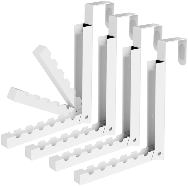 Main image of Over The Door Hooks 4 Pack,Over The Door Hanger Hook,Folding Over The Door Drying Rack for Laundry,Coat Rack,Compact Small Space Foldable Portable