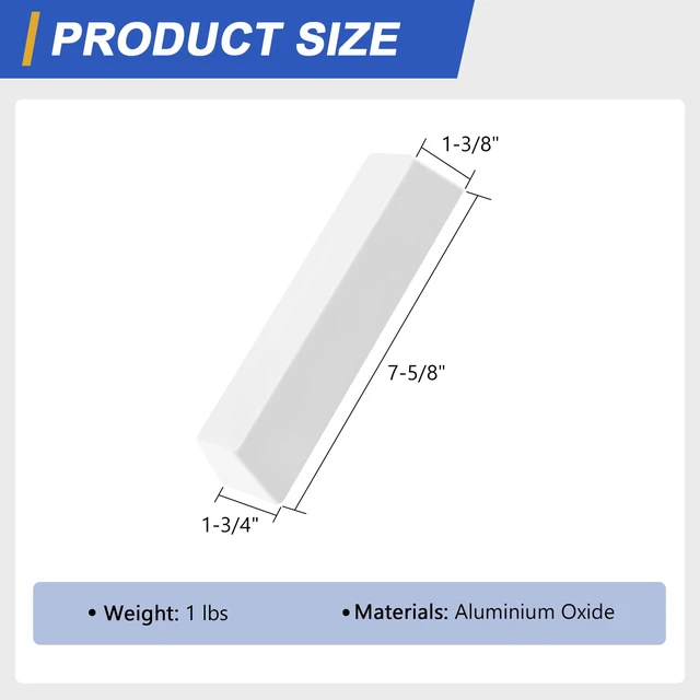 Alt view image 2 of 6 - Buffing Polishing Cutting Compounds 1 lbs. Polishing Rouge Bars for Buffing polishing Wheel- White Medium - 1 Pack