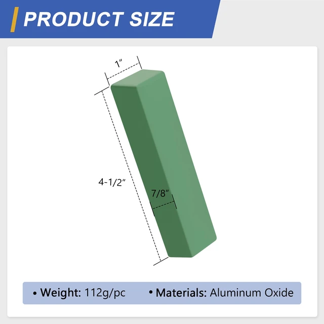 Alt view image 2 of 6 - 12 Oz.Stropping Compound Fine Green Buffing Polishing Compound, Leather Strop Compound Honing Compound for Knife Polishing-3Pack