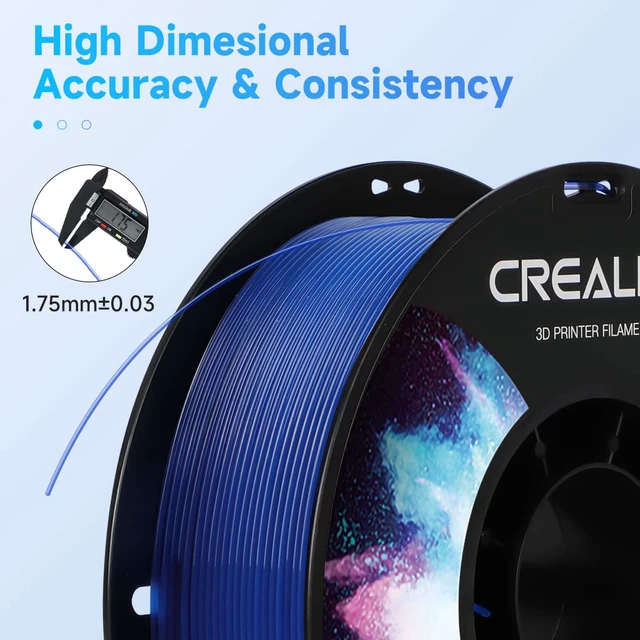 Alt view image 3 of 7 - PETG Filament 1.75mm Transparent Blue PETG Filament 1.75mm, No-Tangling, Strong Bonding, Overhang Performance Dimensional Accuracy +/-0.02mm 1KG
