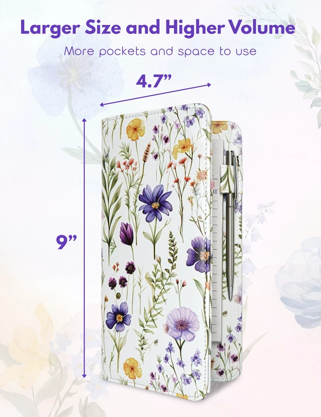 Alt view image 3 of 7 - Server Book with Zipper Pocket and Magnetic Closure Server Booklet Waitress Book Serving Book with Money Pocket Waitstaff Organizer Fit Server Apron Waiter Book Wallet High Volume Pocket