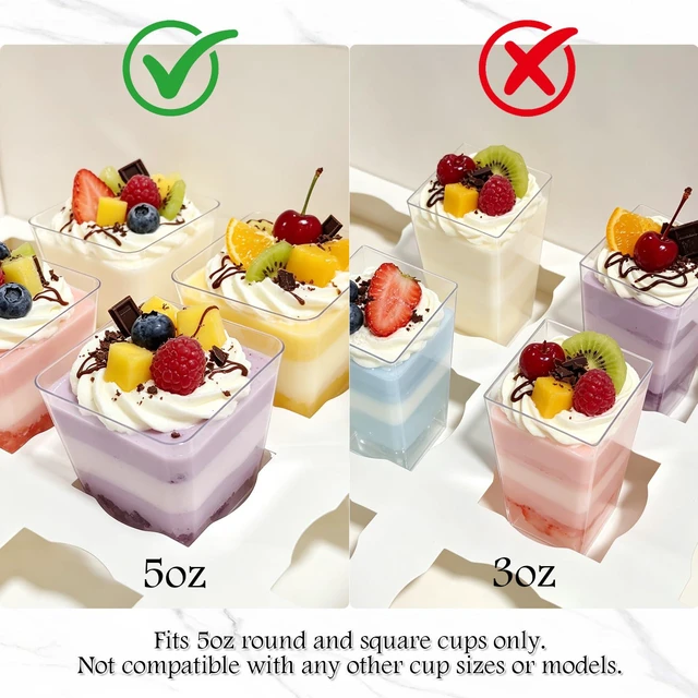 Alt view image 4 of 7 - Dessert Shooter Boxes, Pack of 6, Each Holds 12 5oz Cups Sturdy Dessert Cup Holder Boxes with Window & Inserts for Party & Wedding Favors, Catering and Events, Easy Assembly