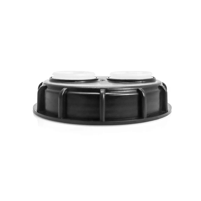 Alt view image 4 of 5 - IBC Tote Lid Cover, 6.5" IBC Tank Water Liquid Tank Cap with Double Vent Hole for Chemical, Food, Industries Storage (Pack of 3)