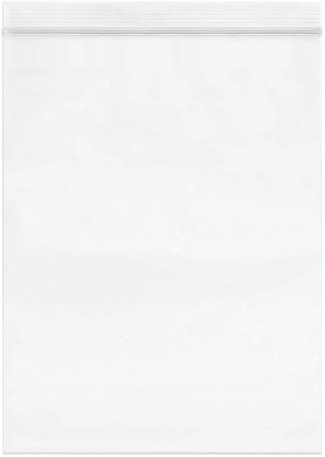 Alt view image 4 of 7 - 10" X 13" (100 Count) Quart Clear Reclosable Zip Plastic Poly Bags with Resealable Lock Seal Zipper - 2 Mil