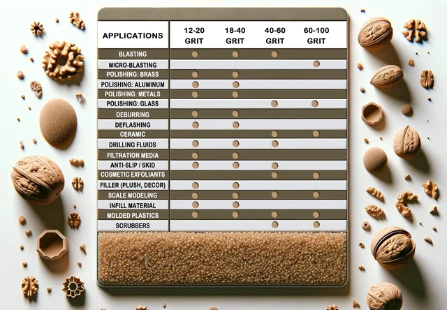 Alt view image 3 of 6 - 18-40 Grit Premium Ground Crushed Walnut Shell Media (20 LBS / 9.08 KG) Fine Grit, Sand Blasting, Vibratory Tumbling, Brass Reloading Case Cleaning, Polishing, Deburring, Pincushion Filler, Crafts