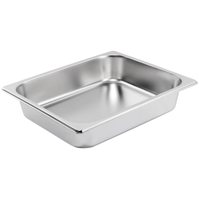 Alt view image 7 of 7 - Hotel Pans with Lids, 4 Pack, 1/2 Size, 2.5" Deep Stainless Steel Steam Table Pan, 22 Gauge Anti Jam, Commercial Catering Food Pans, for Hotel Home Party Restaurant Buffet