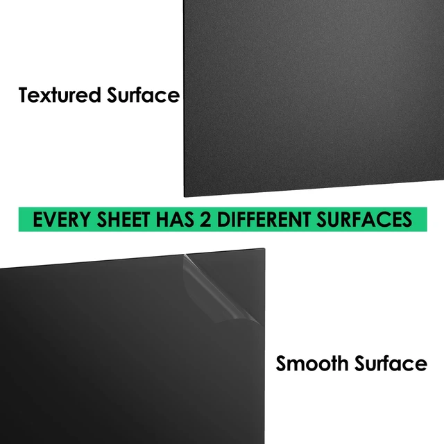 Alt view image 2 of 7 - Black ABS Plastic Sheet 1/8" Thick (3mm) - 36" x 12", Long Rigid Thermoplastic Board for Signs, Crafts, DIY Projects, Dual-Surface - Textured & Smooth (Pack of 1)