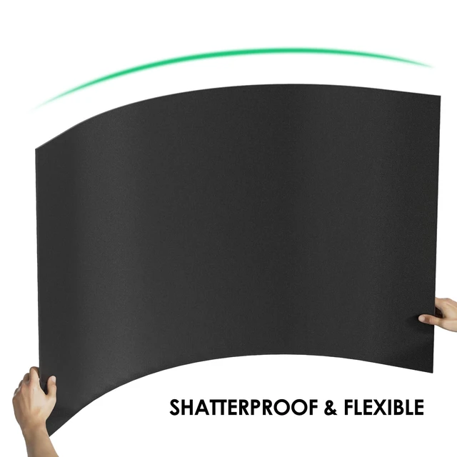 Alt view image 7 of 7 - ABS Plastic Sheet 1/8" x 36" x 24",Dual-Surface - Textured & Smooth, 1 Pack Black Rigid Thermoplastic Board for Signs, Crafts, DIY Projects