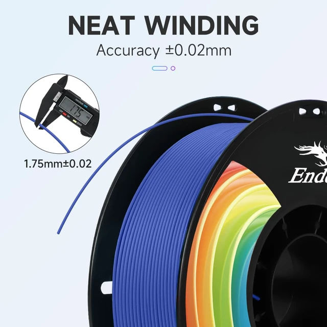 Alt view image 2 of 7 - 3D Printer Filament Navy Blue 1KG PLA+ Filament 1.75mm, PLA Plus Strong Toughness Dimensional Accuracy +/- 0.03mm, PLA Pro for Most 3D Printer