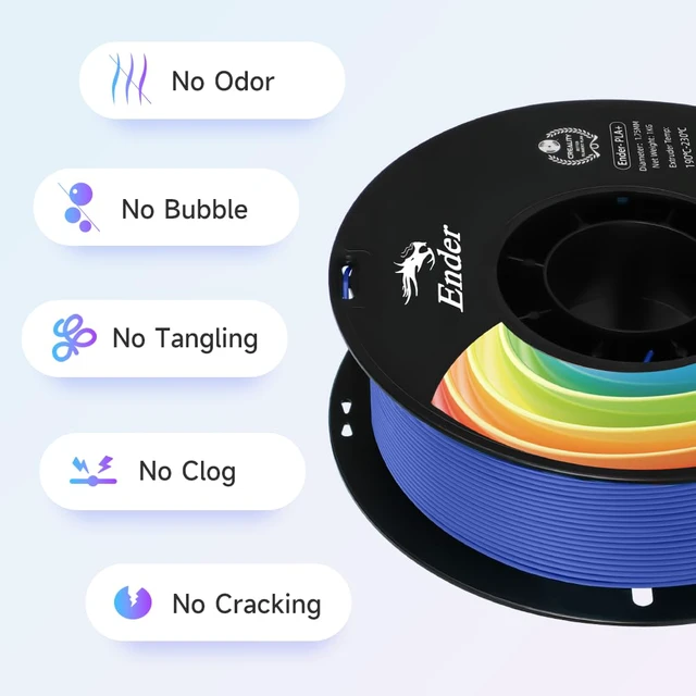 Alt view image 3 of 7 - 3D Printer Filament Navy Blue 1KG PLA+ Filament 1.75mm, PLA Plus Strong Toughness Dimensional Accuracy +/- 0.03mm, PLA Pro for Most 3D Printer