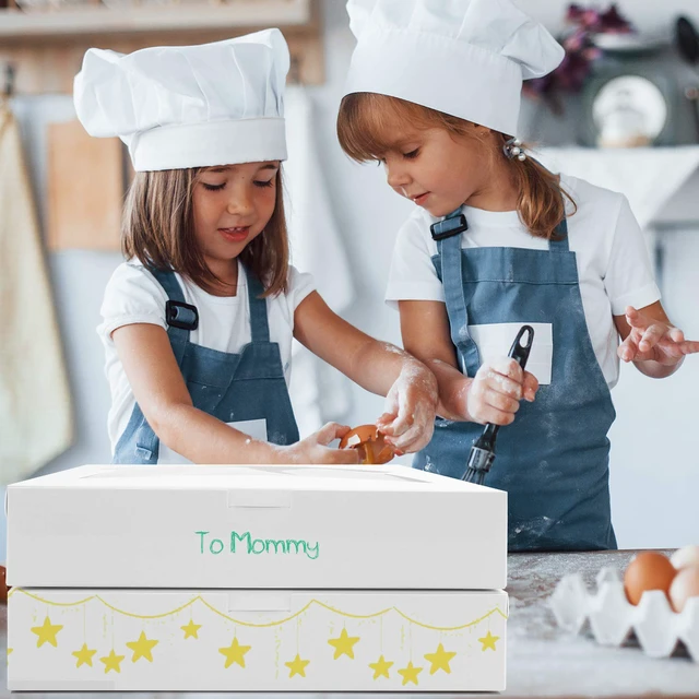 Alt view image 6 of 7 - 24pcs Cookie Boxes with Window, 12x8x2.5 In White Bakery Boxes Food-Grade Treat Boxes, Dessert Boxes Ideal for Chocolate Covered Strawberries,Muffins, Donuts, Pastries and More