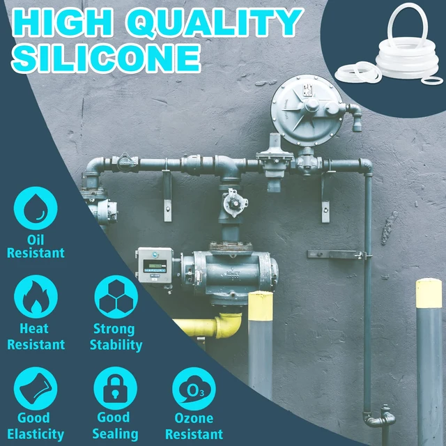 Alt view image 6 of 7 - 1228 Pcs 32 Size Clear Food Grade Silicone O Rings Assortment Kit with Pick and Hook,White Heat Resistance VMQ Seal O Ring Set Metric OD:4-32mm