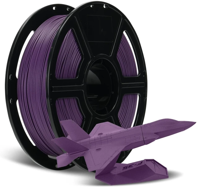 Main image of Carbon Fiber PLA Filament 1.75mm Iris Purple, Reinforced 3D Printer Filament 1kg, Lightweight & High-Strength PLA-CF Filament, Strong & Easy to Print